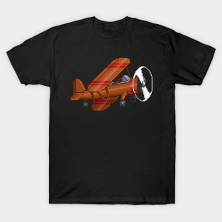 Pixelart Biplane T-Shirt